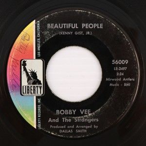 Bobby Vee & The Strangers *Beautiful People/I May Be Gone 45 rpm 7" Vinyl Record